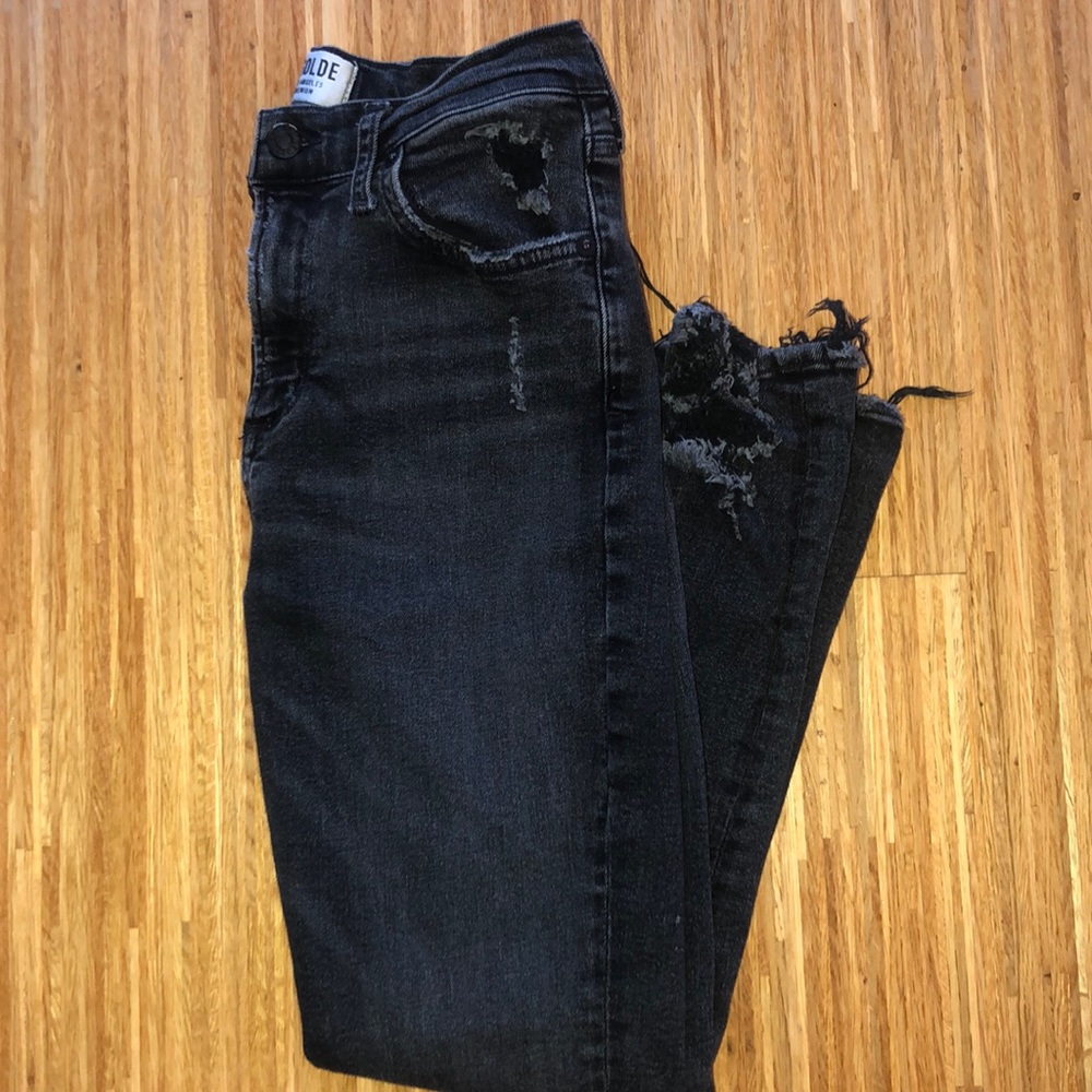 Agolde Black Skinny Jeans